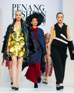 Various designs from the collections by ESMOD KL graduates