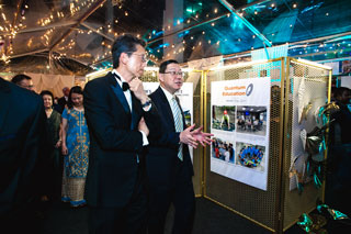 Yang Berhormat Tuan Lim Guan Eng, Minister of Finance and Dato’ Loy Teik Ngan, Group CEO of Taylor’s Education Groupwalked through Taylor’s exhibition, presenting Taylor’s journey for the past 50 years.