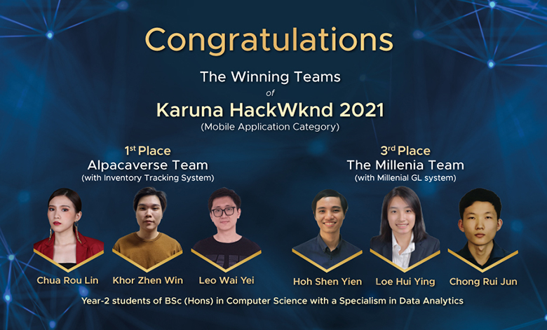 APU’s Computer Science Students Emerged Top Winners at Mobile App Hackathon
