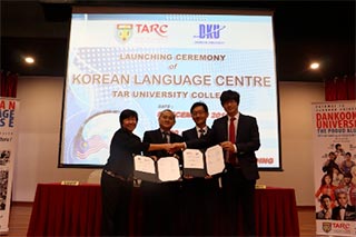 TAR University College launches its Korean Language Centre Pic 1