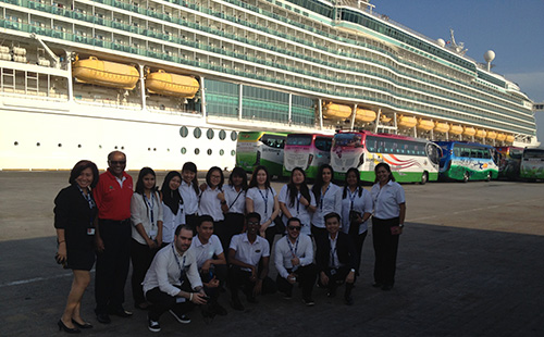 APU Tourism Students Undergo Industrial Training on Mariner of the Seas