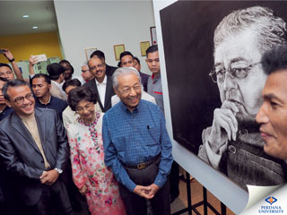 Tun Dr. Mahathir's visit to Perdana University