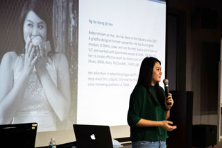 Hex Ng, Creative Group Head at TBWA\, shares her career experience in the Master Forum.